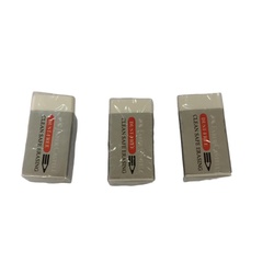 EC/3-T Faber Castel Eraser Dust Free  Medium  3pieces
